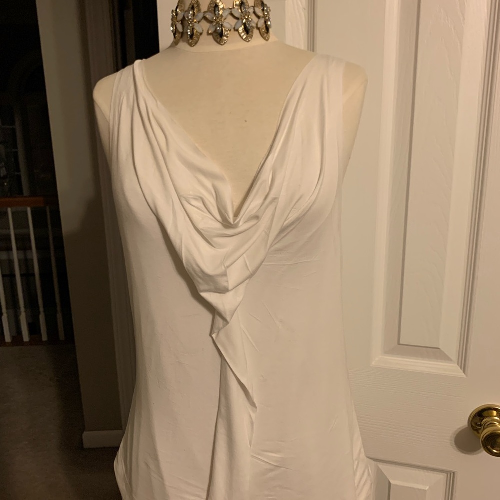 This Draped Knit Tank would look Great with Jeans